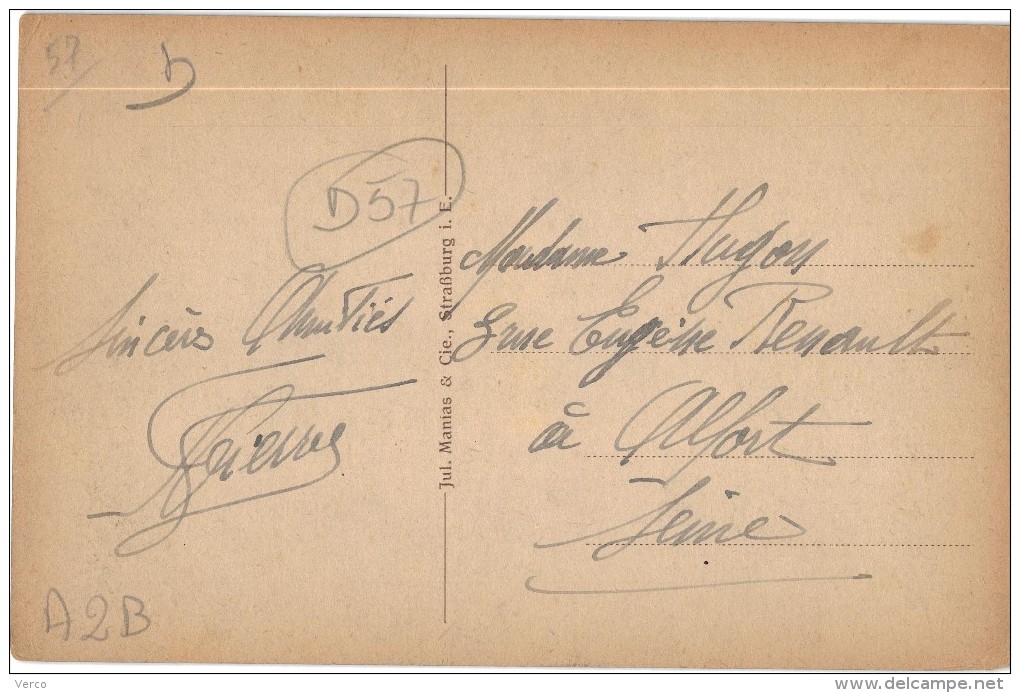 Carte Postale Ancienne De CHATEAU SALIN - Chateau Salins