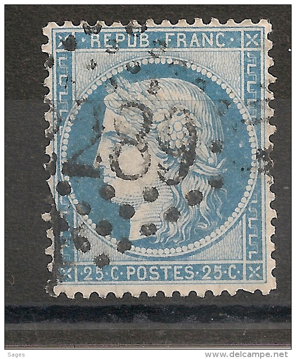 Planchage  Cérès 25c Type I, 64 A2. 3 SCANS. - 1871-1875 Ceres