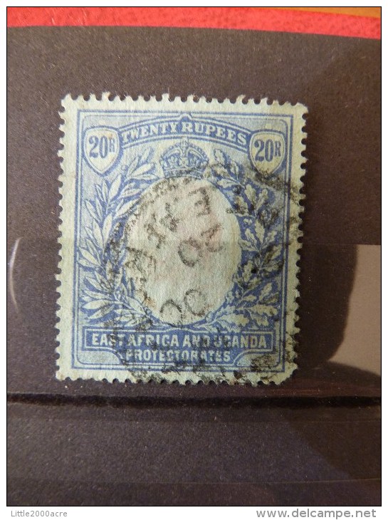 East Africa & Uganda 1918 20R Purple & Blue SG 60 Cat £600 - Protectoraten Van Oost-Afrika En Van Oeganda