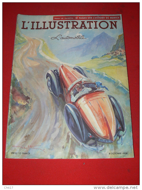 L ILLUSTRATION N° 4988  OCTOBRE  1938  / SALON DE L AUTOMOBILE / CAMION / AUTOCAR / BUS  PEUGEOT RENAULT CITROEN - Auto