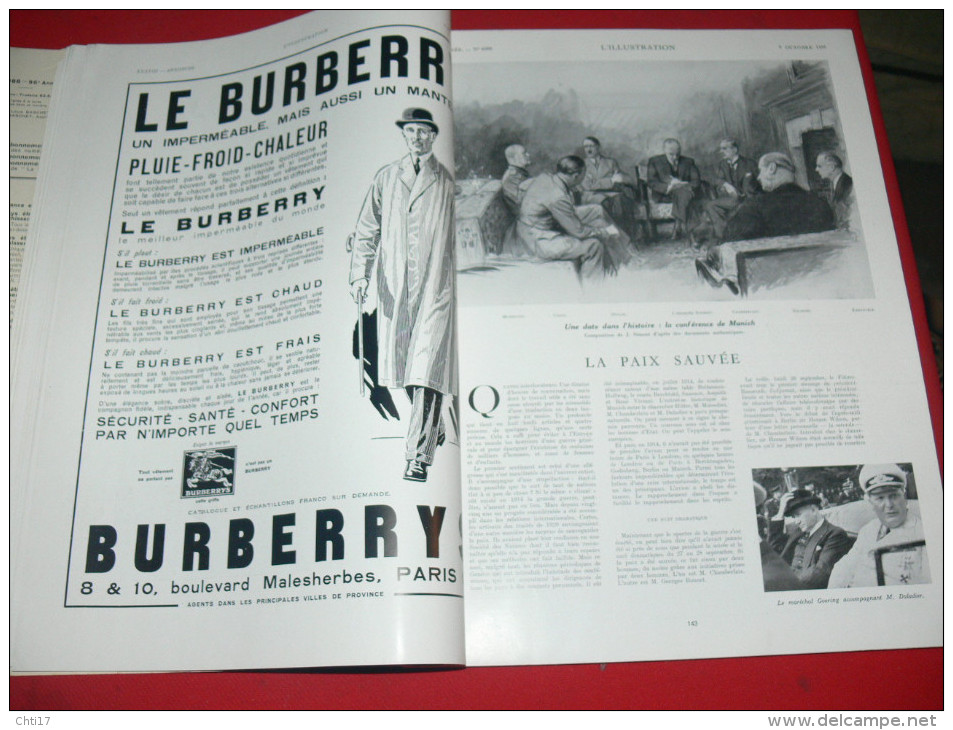 L ILLUSTRATION N° 4988  OCTOBRE  1938  / SALON DE L AUTOMOBILE / CAMION / AUTOCAR / BUS  PEUGEOT RENAULT CITROEN - Auto