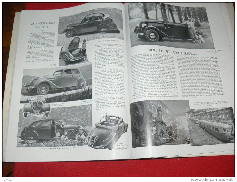 L ILLUSTRATION N° 4988  OCTOBRE  1938  / SALON DE L AUTOMOBILE / CAMION / AUTOCAR / BUS  PEUGEOT RENAULT CITROEN