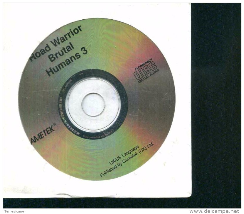 CD GAMES ROAD WARRIOR BRUTAL HUMANS 3 GAMETEK - CD