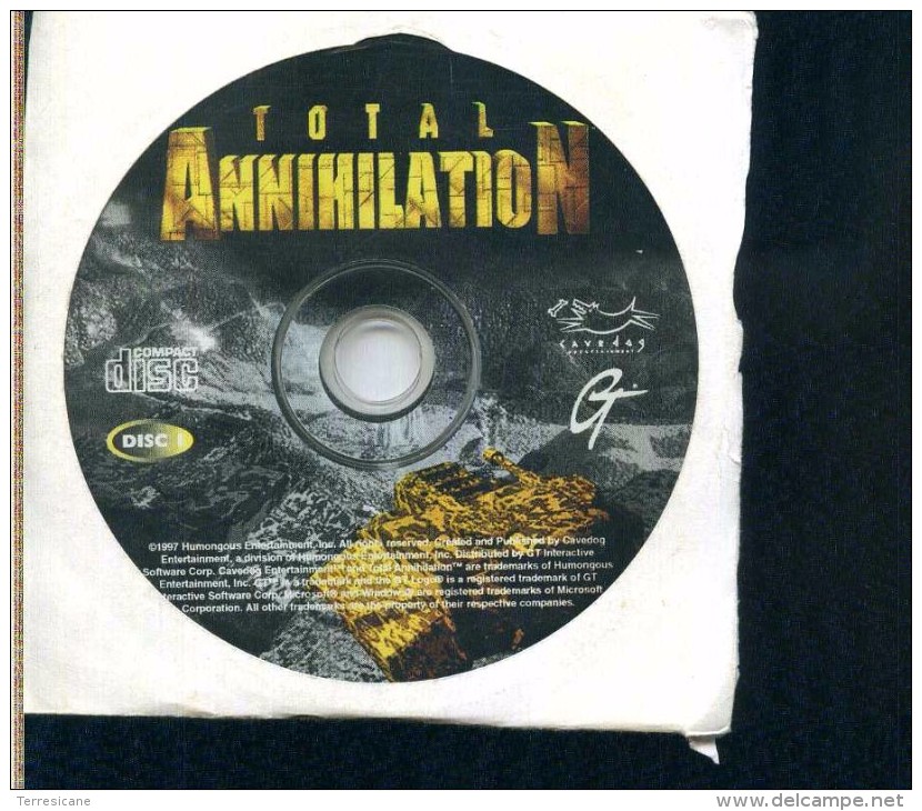 CD TOTAL ANNIHILATION DUE (2  CD CAVEDOS - CD