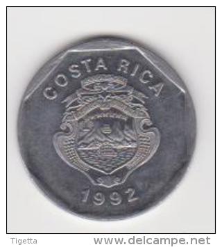 COSTA RICA   10 COLONES  ANNO 1992 - Costa Rica