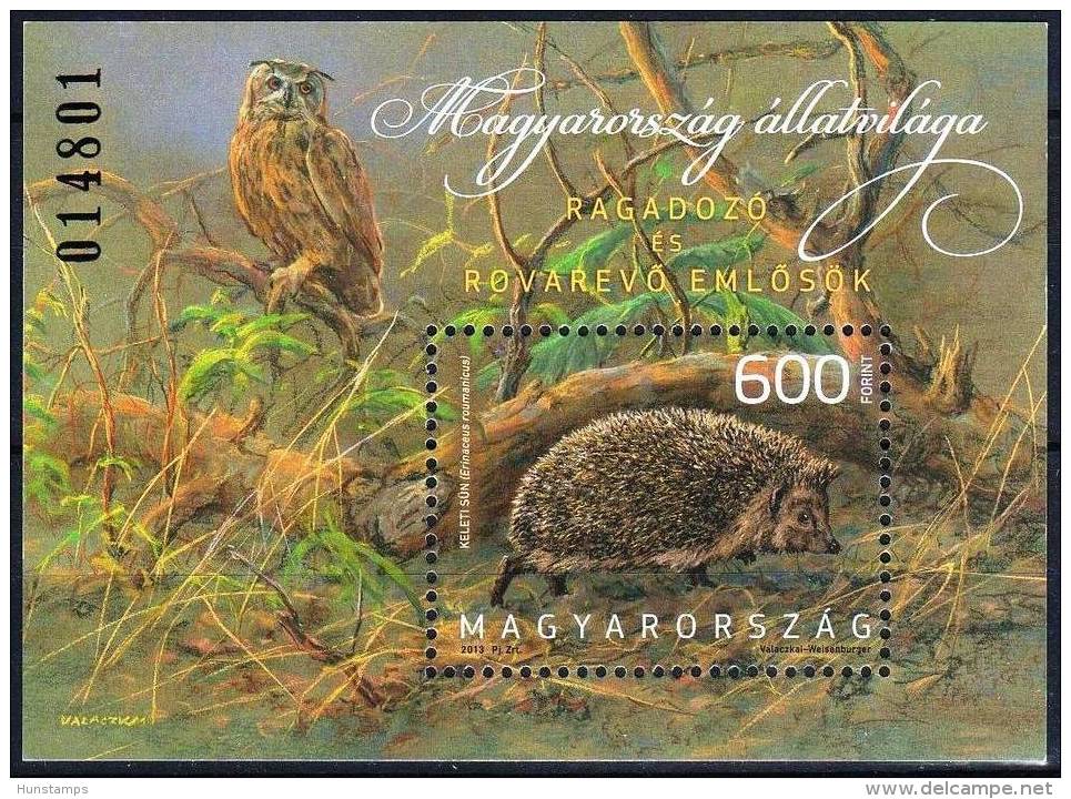 Hungary 2013. Animals / Hedgehog Sheet MNH (**) - Nuevos