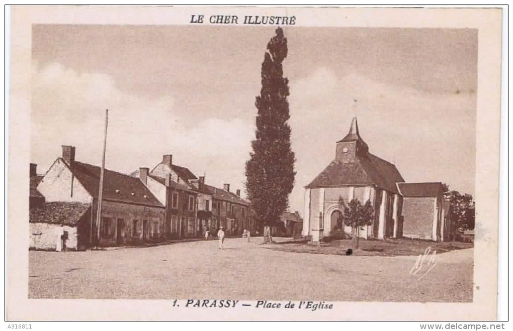 Cpa  PARASSY Place De L Eglise - Sonstige & Ohne Zuordnung