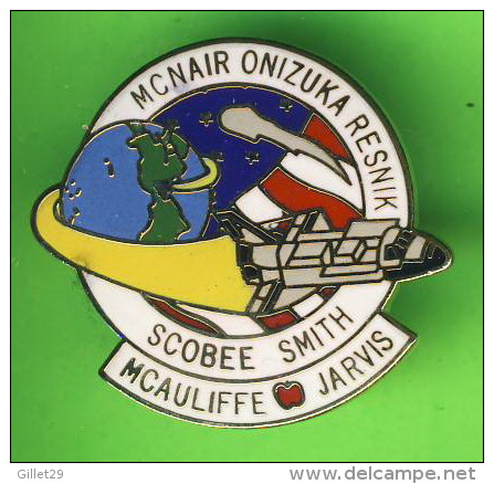 PIN'S - BADGES - MCNAIR ONIZUKA RESNIK - SCOBEE SMITH - MCAULIFFE JARVIS - 1980 - - Spazio