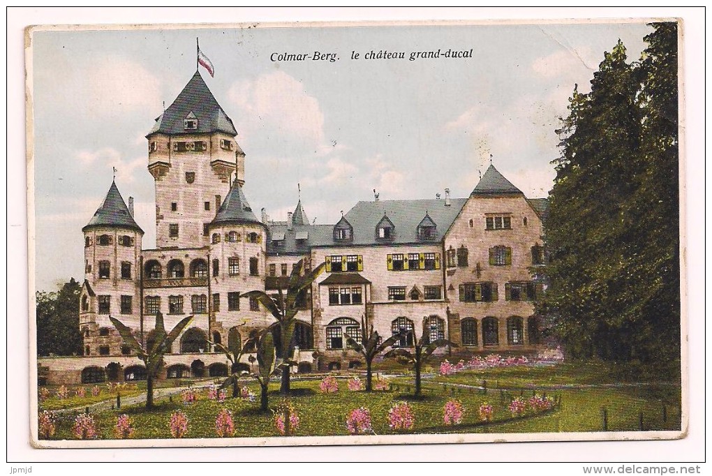 Luxembourg - Colmar-Berg Le Château Grand-ducal - Ed. W. Capus Colorisée - Colmar – Berg