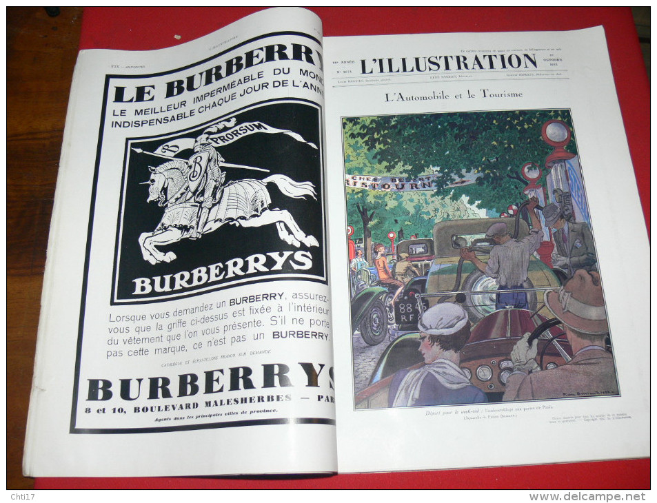 L ILLUSTRATION N° 4673  OCTOBRE  1932  / SALON DE L AUTOMOBILE / CAMION / AUTOCAR / BUS /PEUGEOT RENAULT CITROEN - Auto