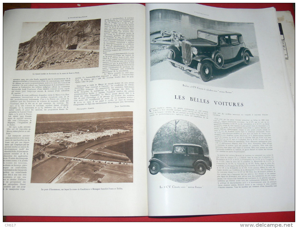 L ILLUSTRATION N° 4673  OCTOBRE  1932  / SALON DE L AUTOMOBILE / CAMION / AUTOCAR / BUS /PEUGEOT RENAULT CITROEN