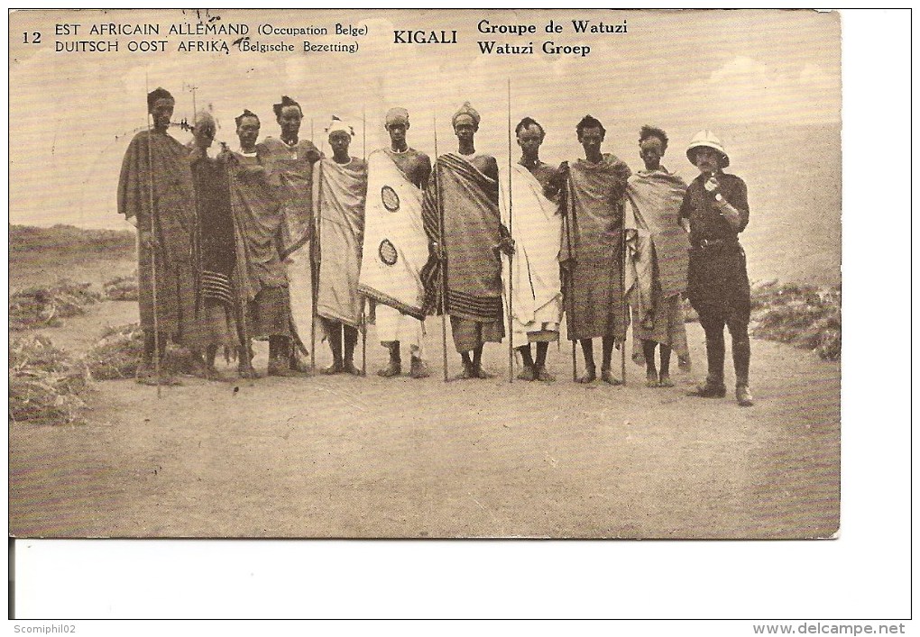 Ruanda-Urundi - Groupe De Watuzi ( EP De 1918 à Voir) - Storia Postale