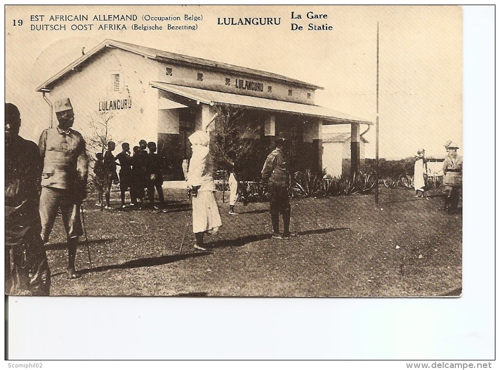 Ruanda-Urundi - Gare De Lulanguru ( EP De 1918 à Voir) - Storia Postale