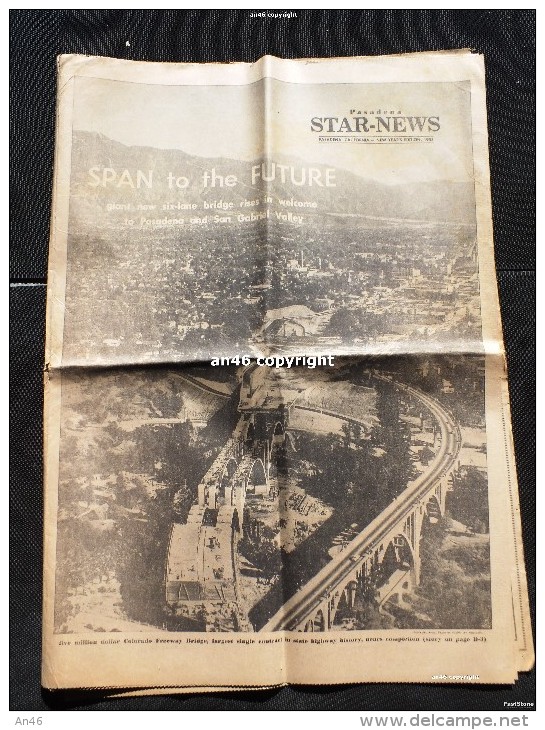 "STAR NEWS-PASADENA 1953-14 PAGINE-VEDI SCAN. - 1950-Heute