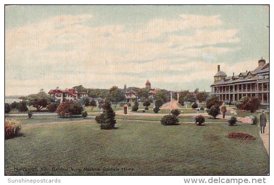 Virginia HamptonCeneral View National Soldiers Home 1911 - Hampton