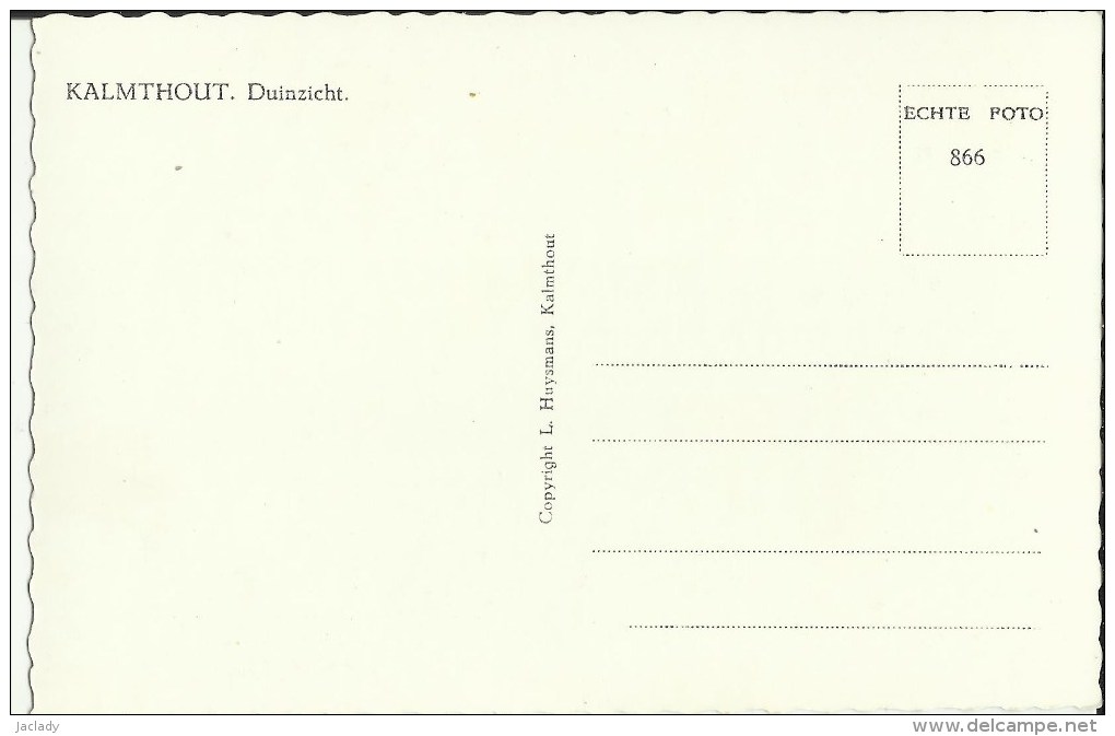 Kalmthout -- Duinzicht.    (2 Scans) - Kalmthout