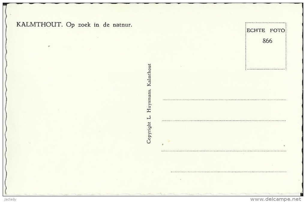 Kalmthout -- Op Zoek In De Natnur.    (2 Scans) - Kalmthout