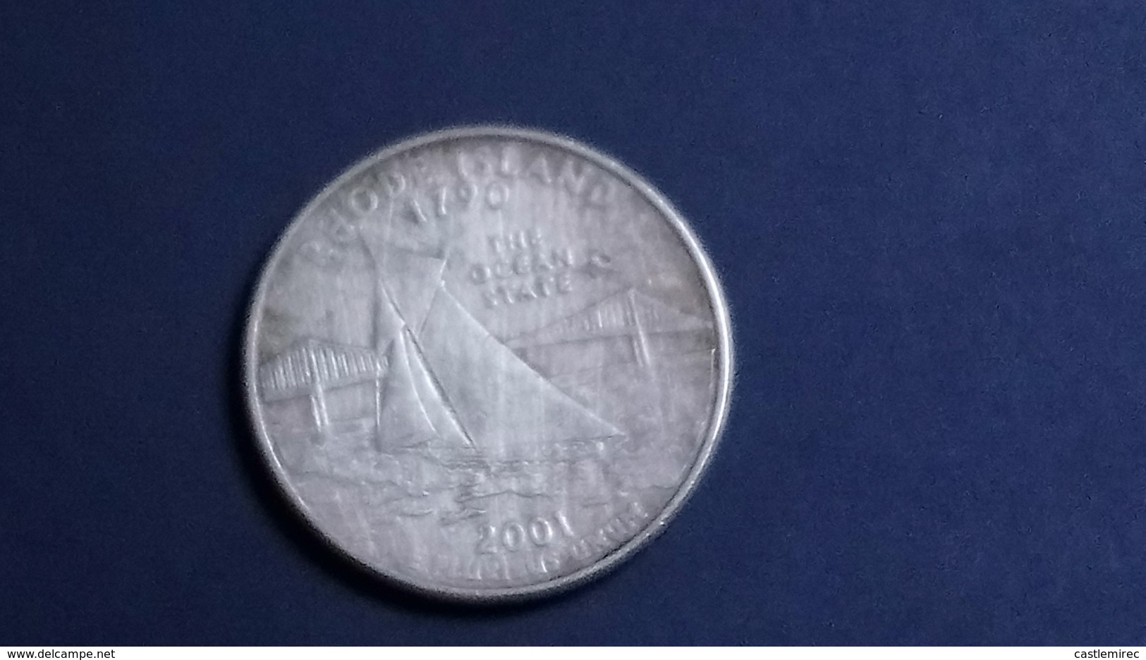 25 Cents / Quarter (Rhode Island)_km320_2001 - 1999-2009: State Quarters