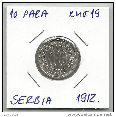 Gh6  Serbia 10 Para 1912. KM#19 - Serbie