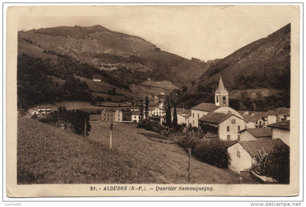 ALDUDES - 64 - Pays Basque - Quartier Samouqueguy - Aldudes