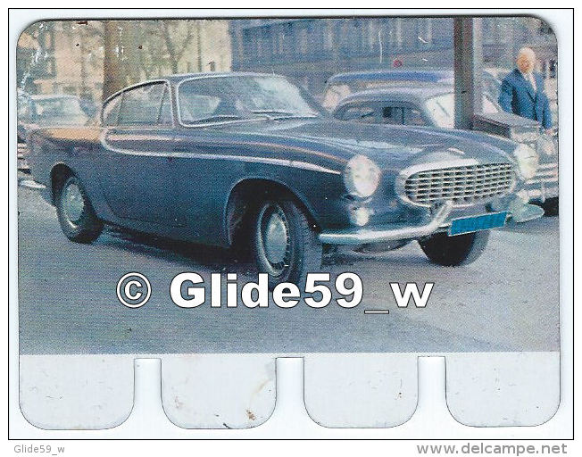 Plaquette En Tôle - L'Auto à Travers Les âges - Editions COOP - N° 35 - Volvo "P 1800 S" - Tin Signs (after1960)