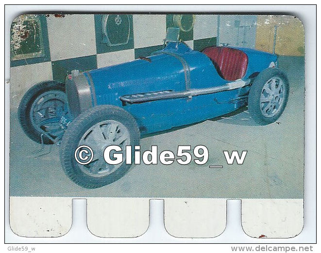 Plaquette En Tôle - L'Auto à Travers Les âges - Editions COOP - N° 56 - Bugatti - 1927 - Placas En Aluminio (desde 1961)