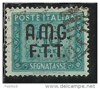 TRIESTE A 1947 - 1949 AMG-FTT SEGNATASSE POSTAGE DUE TAXES TASSE LIRE 50 USATO USED OBLITERE - Taxe