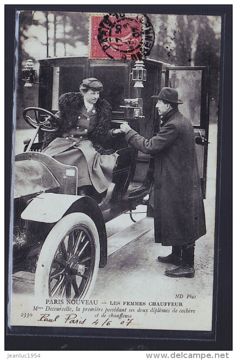 PARIS NOUVEAU FEMMES CHAUFFEUR - Petits Métiers à Paris