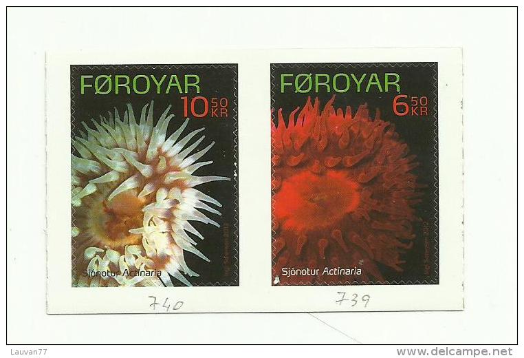 Iles Féroé N°739, 740 Neufs** Cote 6.80 Euros - Faroe Islands