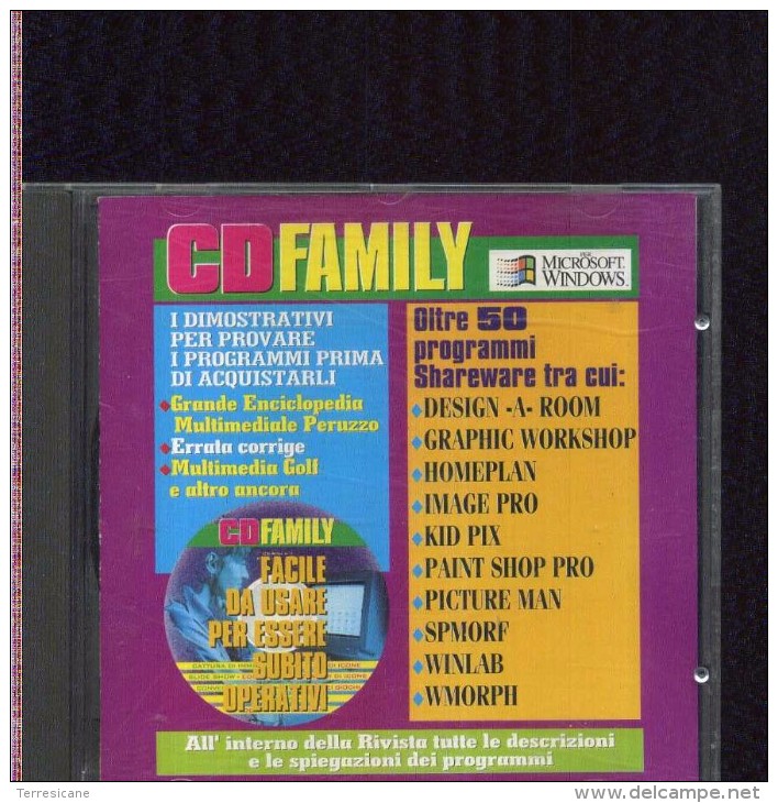 X CD FAMILY 50 PROGRAMMI SHAREWARE PERUZZO - CD