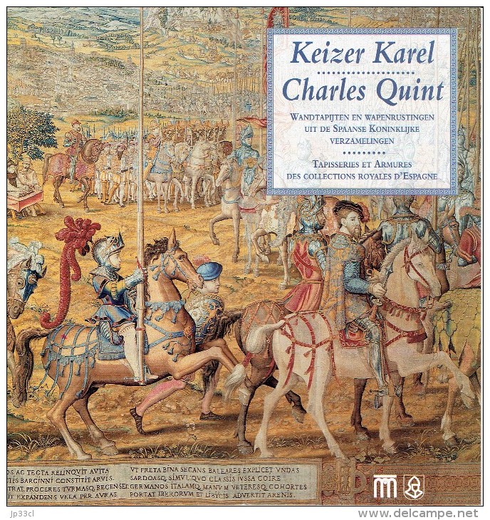 Ancien Dépliant Sur L'expo Charles Quint, Tapisseries Et Armures Des Collections Royales D'Espagne, Bruges, 1994 - Toeristische Brochures