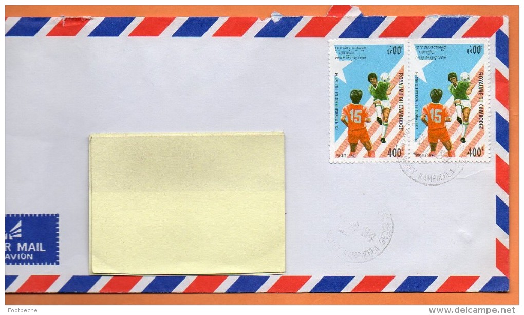 CAMBODGE 1994   Lettre Entière 110x220  N° P 49 - 1994 – USA