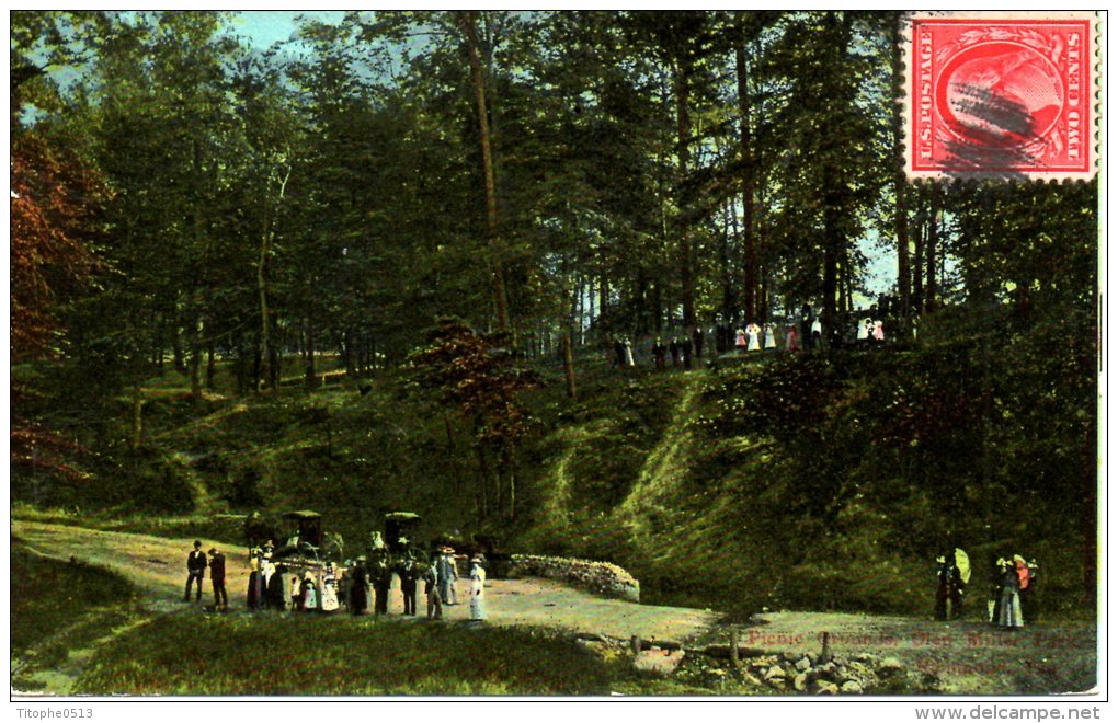 USA. Carte Postale Ayant Circulé En 1912. Park/Richmond. - Fort Wayne