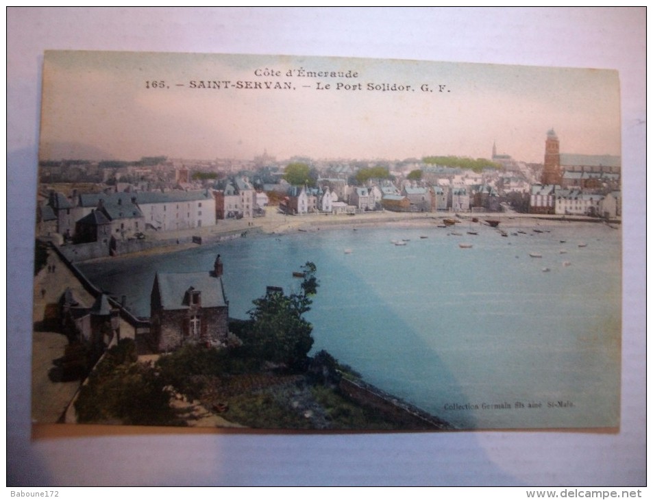 Carte Postale Saint Malo Saint Servan Le Port  Solidor - Saint Malo