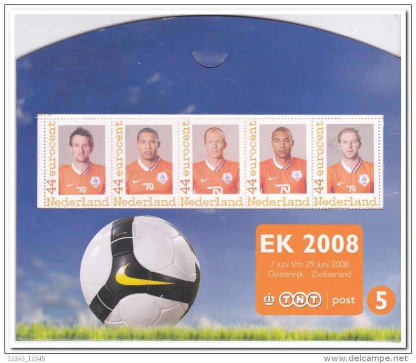 Nederland 2008, EK Voetbal, Mapje 5 - Timbres Personnalisés