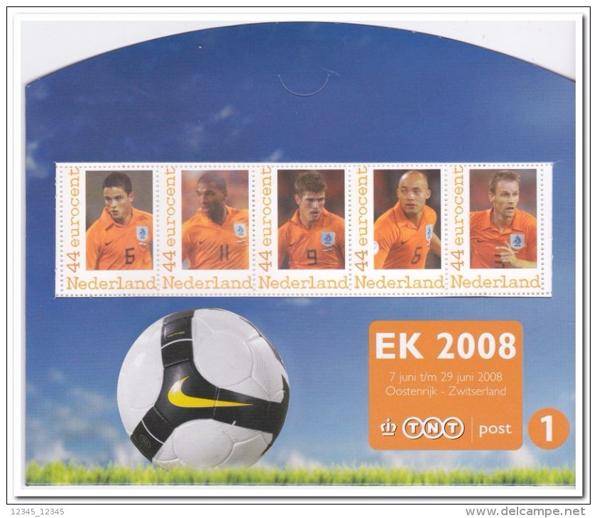Nederland 2008, EK Voetbal, Mapje 1 - Personalisierte Briefmarken