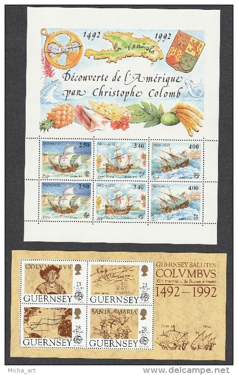 Europa Cept 1992 Complete Year Discovery Of America - Chr. Colombo (except Albanian Block) 87 Values + 14 M/S MNH - Volledig Jaar