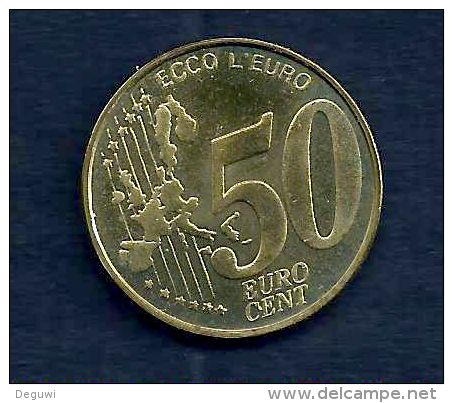 50 Euro Cent Temporaire Precurseur PADRE PIO.  2000, RRRRR, UNC, BR - Sonstige & Ohne Zuordnung