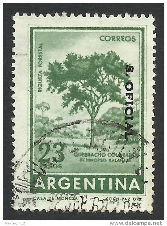 Argentina, 23 P. 1965, Sc # O139, Used - Officials