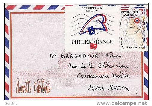 Pli Nouvelle Calédonie  1991. - Storia Postale