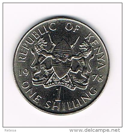 ***   KENYA 1 SHILLING   1978 - Kenia