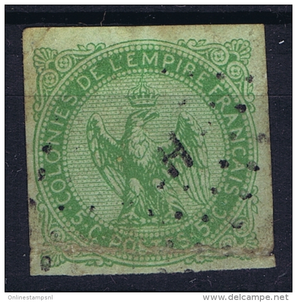 Cochinchine  Col. Gen.  Yv Nr 2 Obl. Used  CCH   Has A Fold - Oblitérés