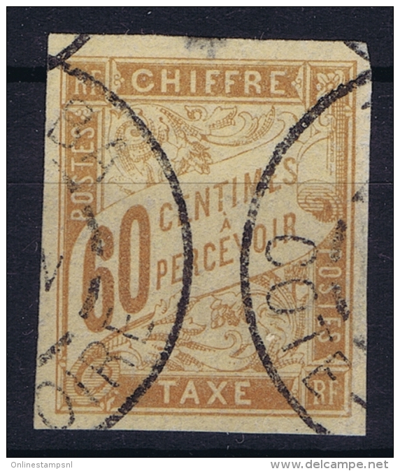 Cote D'Ivoire  Col. Gen. Taxe Yv Nr 24 Obl. Used Cad   TOUBA - Gebraucht