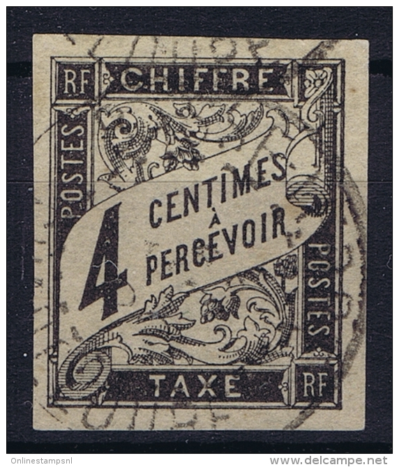 GUADELOUPE   Col. Gen. Taxe Yv Nr 4 Obl. Used - Oblitérés