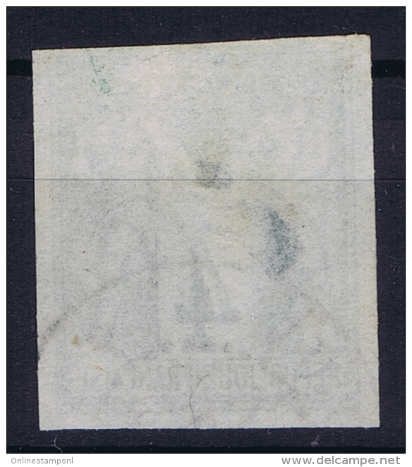 INDE  Col. Gen.   Yv Nr 25 Obl. Used  Cad Pondichéry Has A Thin Spot - Oblitérés