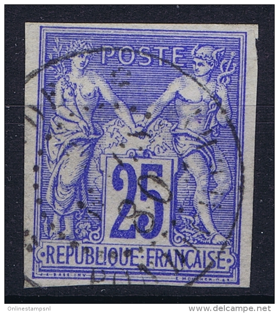 INDE  Col. Gen.  Yv Nr 36 Obl. Used  Cad Pondichéry - Gebruikt