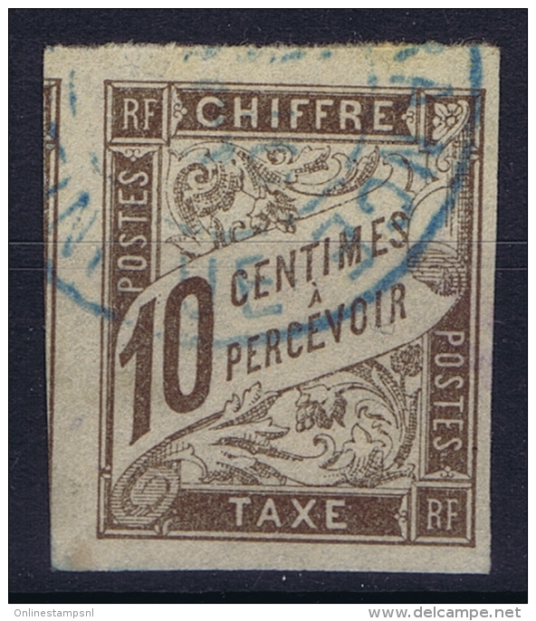 MARTINIQUE  Col. Gen.  Taxe Yv Nr 19 Obl. Used Cad - Usati