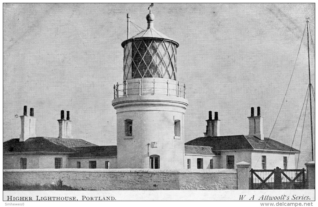 Postcard - Portland Bill Old High Lighthouse, Dorset. A - Lighthouses