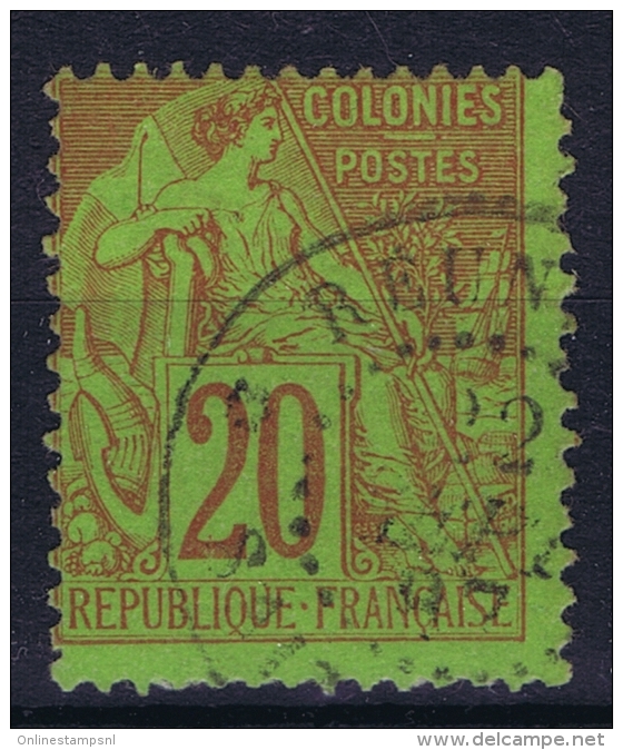 REUNION Col. Gen.  Yv Nr 52 Obl. Used Cad - Oblitérés