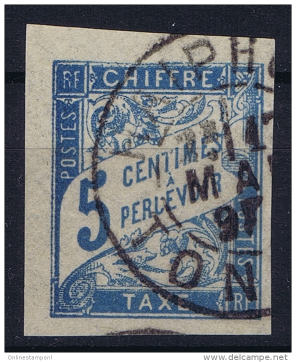 TONKIN  Col. Gen. Taxe Yv Nr 18 Obl. Used Cad - Gebraucht